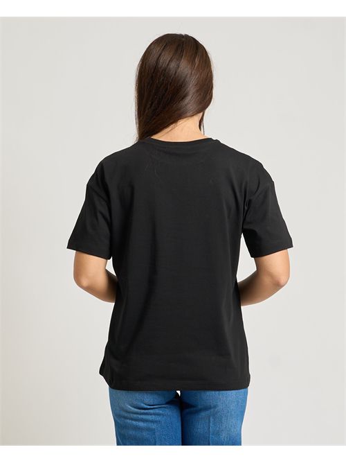 T-shirt donna Gaelle Paris con logo a strass GAELLE PARIS | GAABW07837NE01